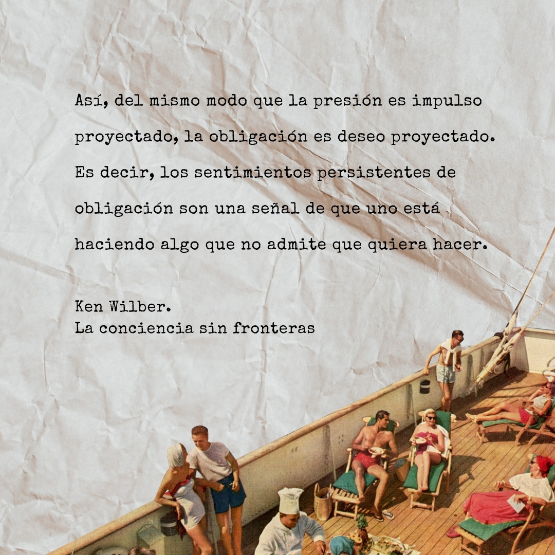 Frase de Ken Wilber sobre las proyecciones