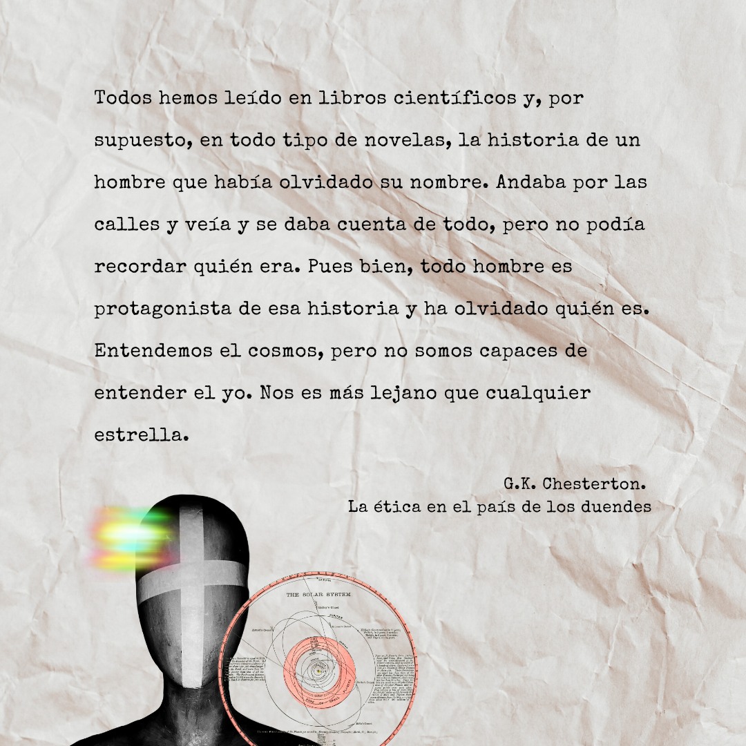 Frase de G.K. Chesterton - Entender el yo