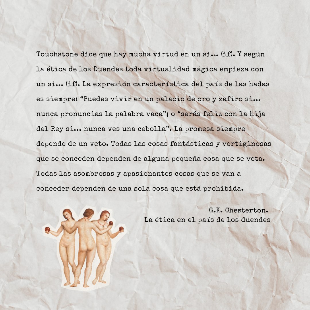 Frase de G.K. Chesterton - La cosa prohibida
