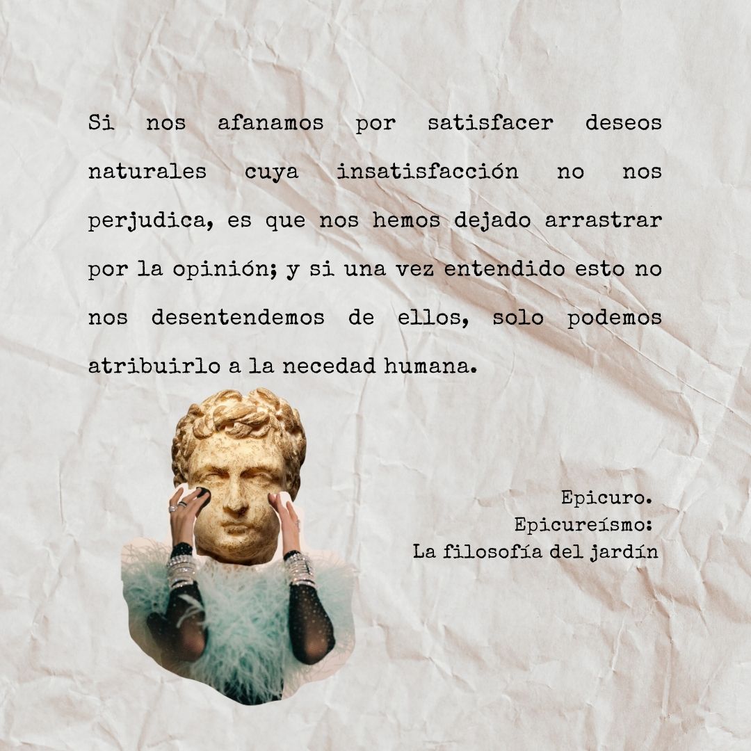 Frase de Epicuro - Necedad humana