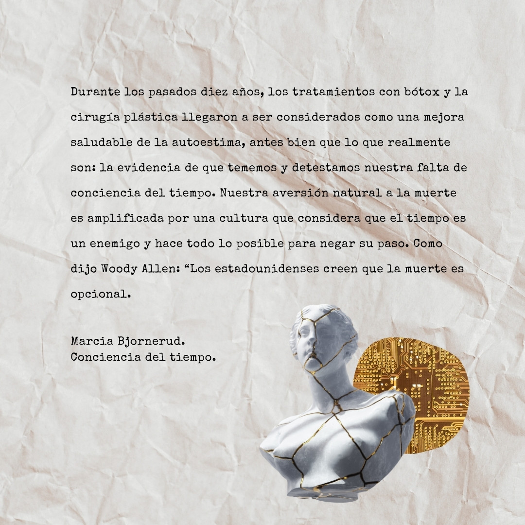 Frase de Marcia Bjornerud sobre el tiempo.